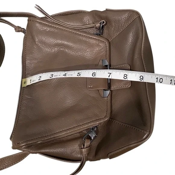Kooba Leather Medium Taupe Crossbody Bag Purse - Picture 8 of 10